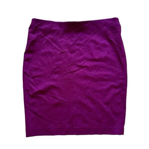 Philosophy burgundy Womens Skirt pencil straight knee length Stretchy XL